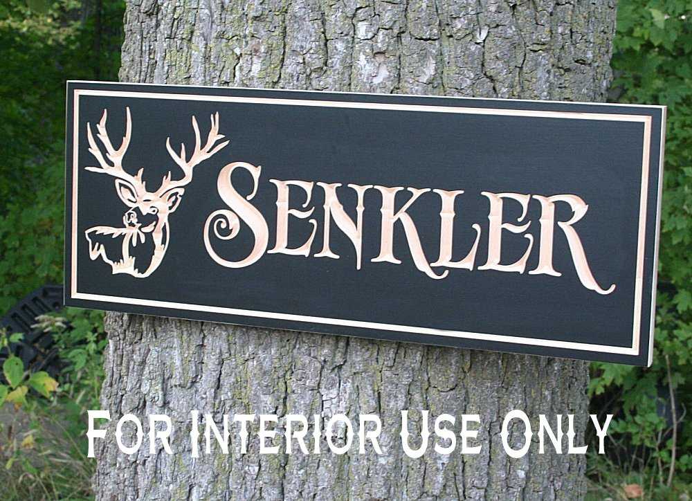 Handcrafted-Lake-House-Wall-Art-Rustic-Farm-Sign-with-Deer-Design-ES-B ...