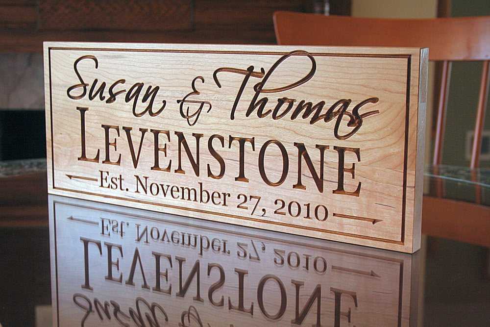 Handcrafted-Personalized-Family-Name-Sign-Modern-Design-Flair-LH-C ...