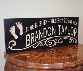Handcrafted Personalized Wooden Signage