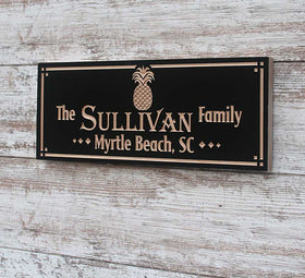 Last Name Wood Sign - Customized Family Name Wooden Plaque