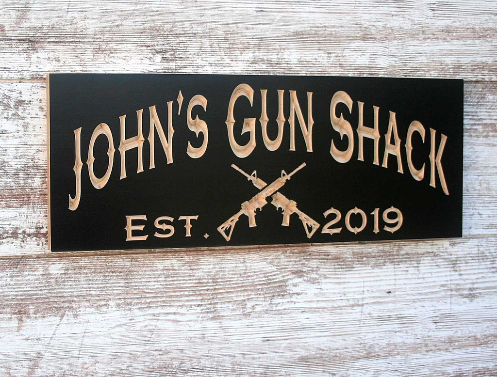 Gun Custom Sign Custom Military Name Signs