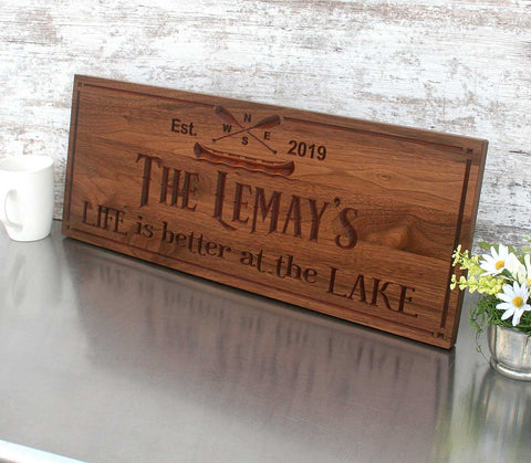 Personalized Lakehouse Signs
