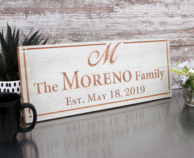 Personalized Last Name Sign