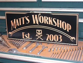 Personalized Workshop Signs