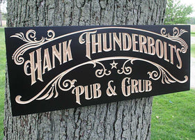 Personalized Bar Sign For Home Bar