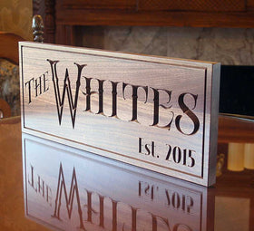 Custom Established Date Sign