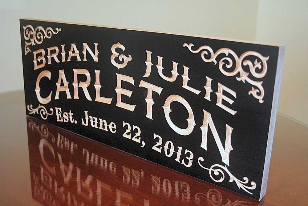 Fiance Sign Personalized-Wedding-Engagement-Date-Sign-with-Western-Design-CC-B ...