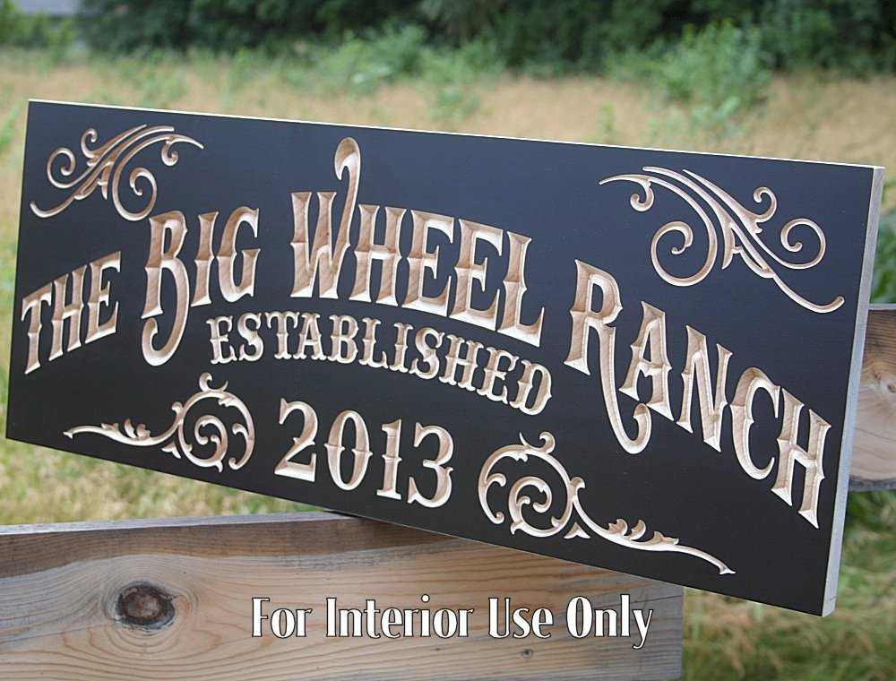 Farmhouse Name Signs Personalized Family Name Rustic Modern Farmhouse