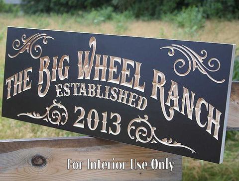 Last Name Ranch Sign Farm Family Last Name Sign - Last Name Sign For Farms
