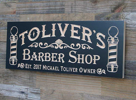 Traditional Barber Signs