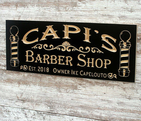 Classic Barber Shop Signs