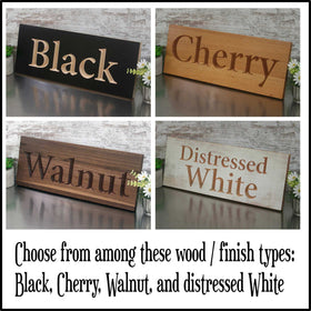 Custom Wooden Signs